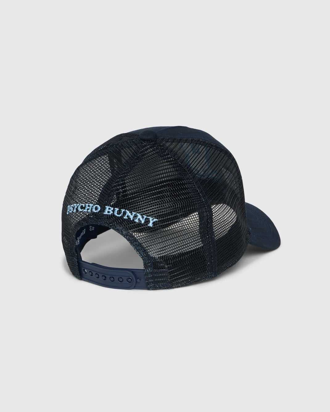 Chapeaux Psycho Bunny Houston Trucker Hat Bleu Marine Homme | TGR-44092919